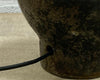 Antieke bruine potlamp