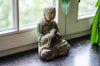 Antieke aziatische decoraties - Houten zittende monniken