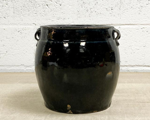 Antique black pot