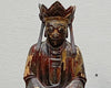 Houten standbeeld van zittende voorouder - Aziatische decoratie