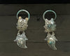 Authentieke Zilveren Miao Oorbellen - Ethnische Juwelen & Interieur Decoratie
