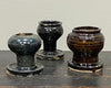 Kleine geglazuurde Chinese keramieke potten - Antieke decoratie